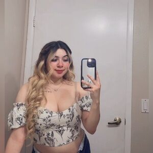 Floral Off-Shoulder Women's Top